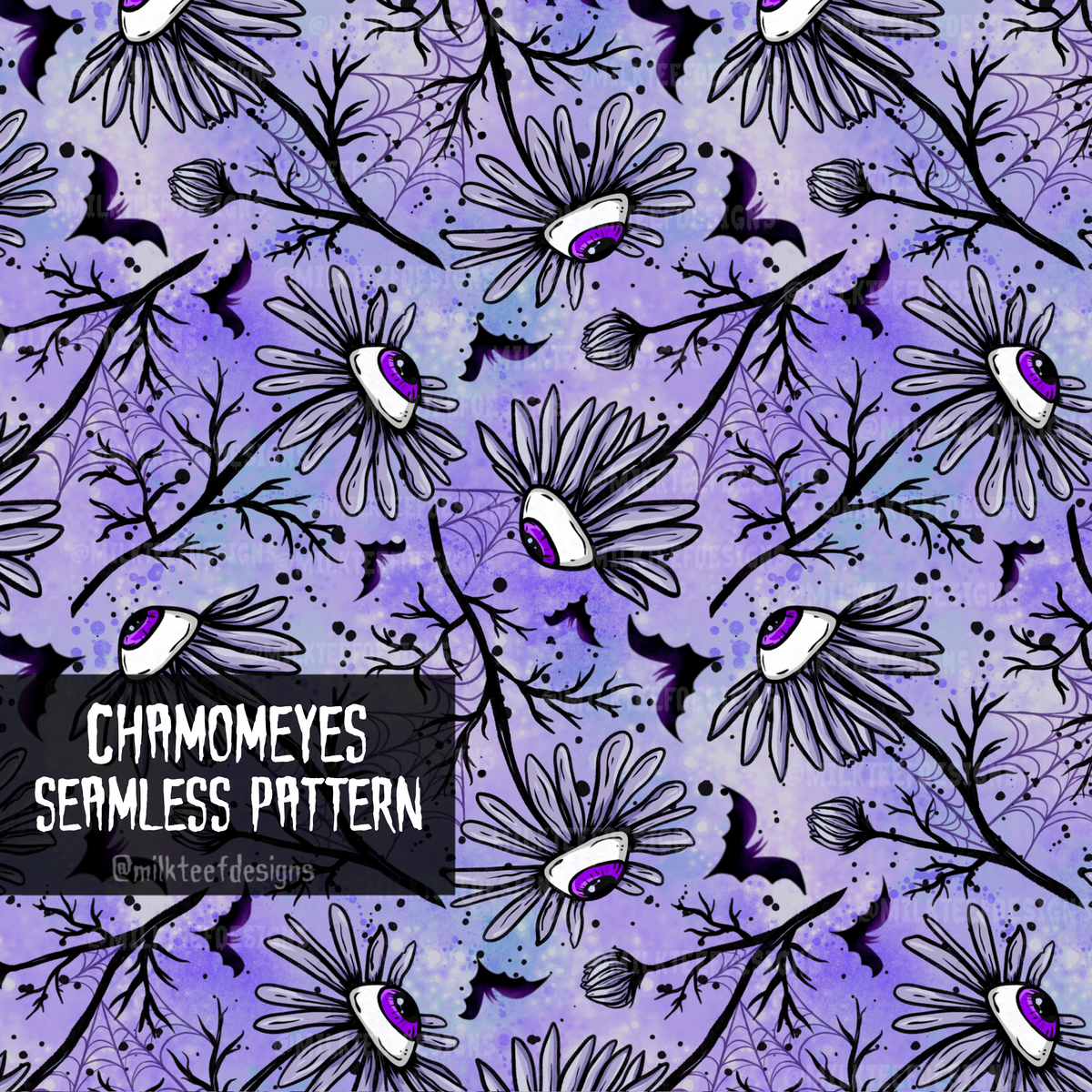 Chhamas Pattern Chamomeyes / Seamless Pattern – milkteefdesigns