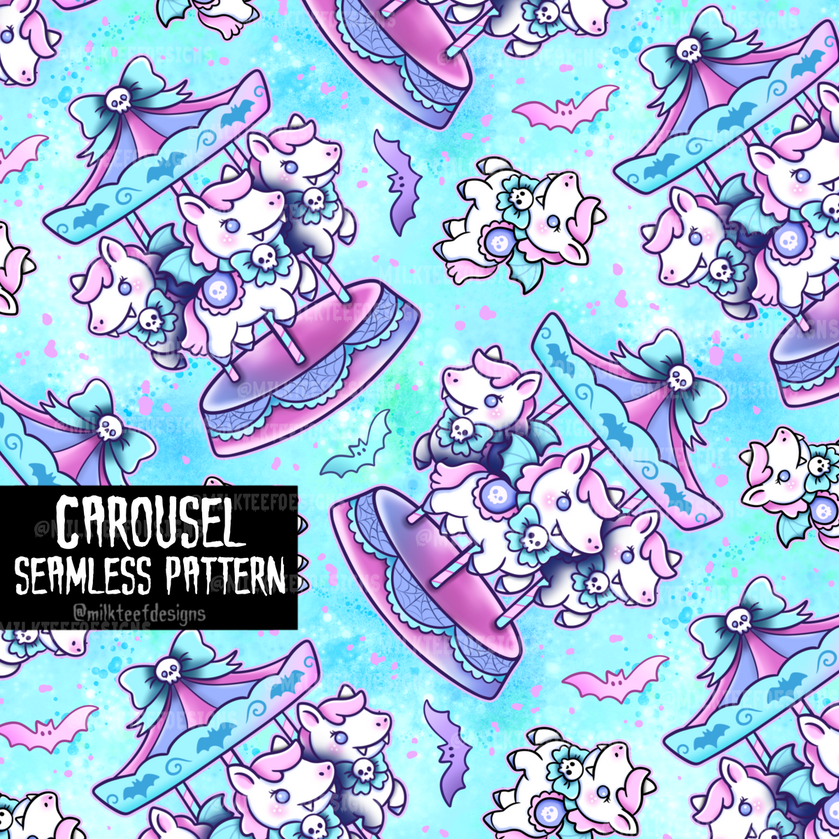Carousel / Seamless Pattern – milkteefdesigns
