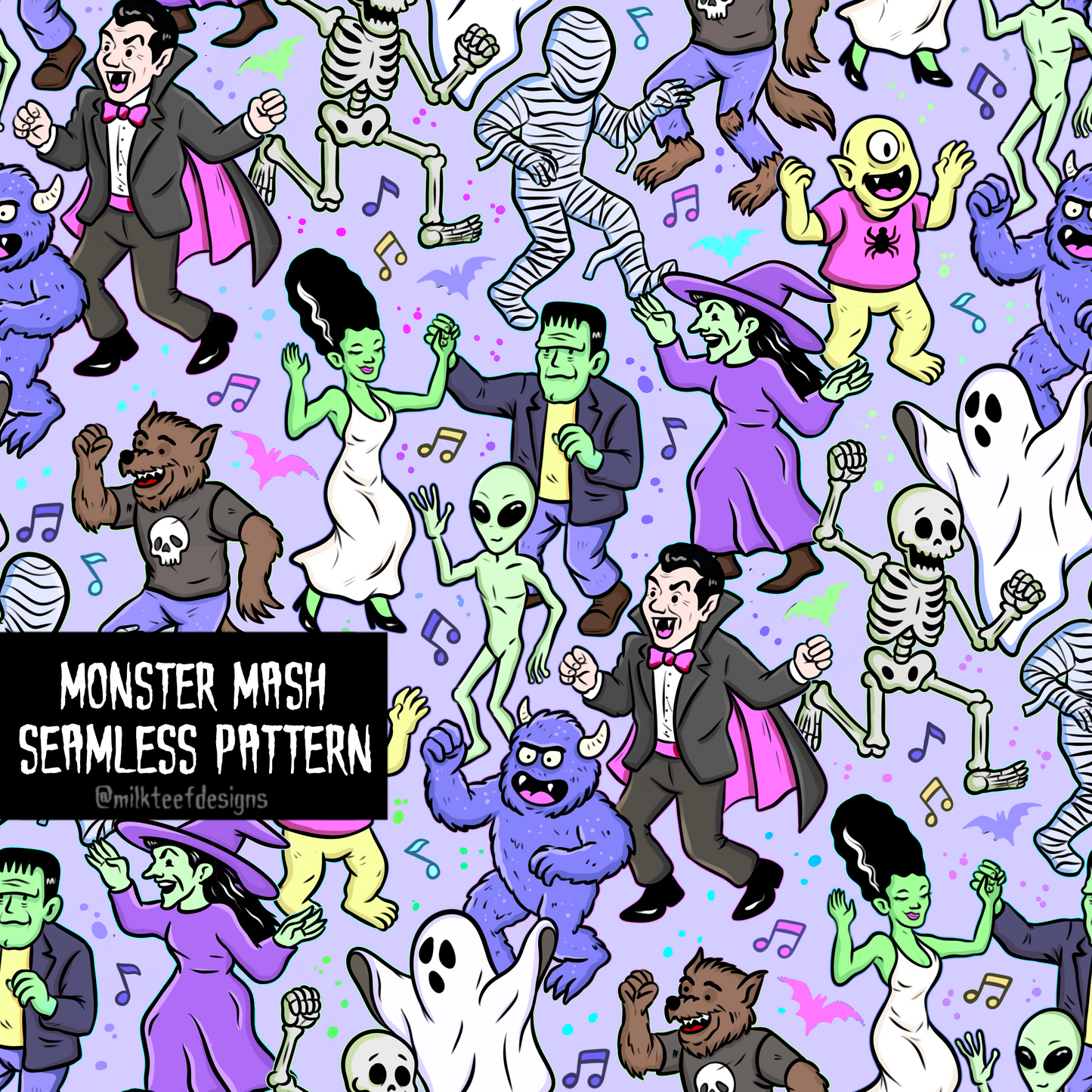 Monster Mash / Seamless Pattern