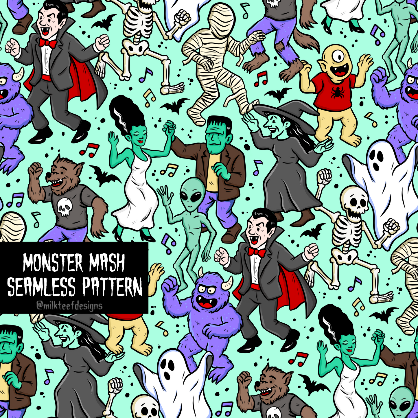 Monster Mash / Seamless Pattern