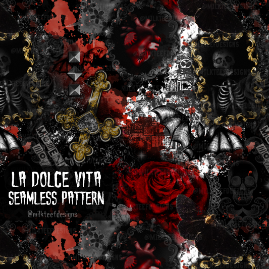 La Dolce Vita / Seamless Pattern