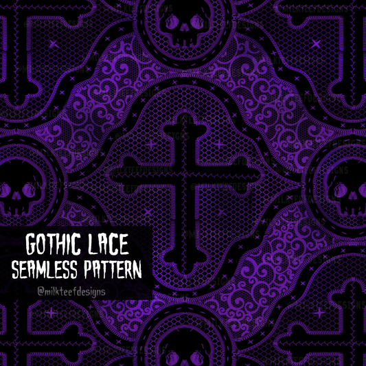 Gothic Lace / Seamless Pattern