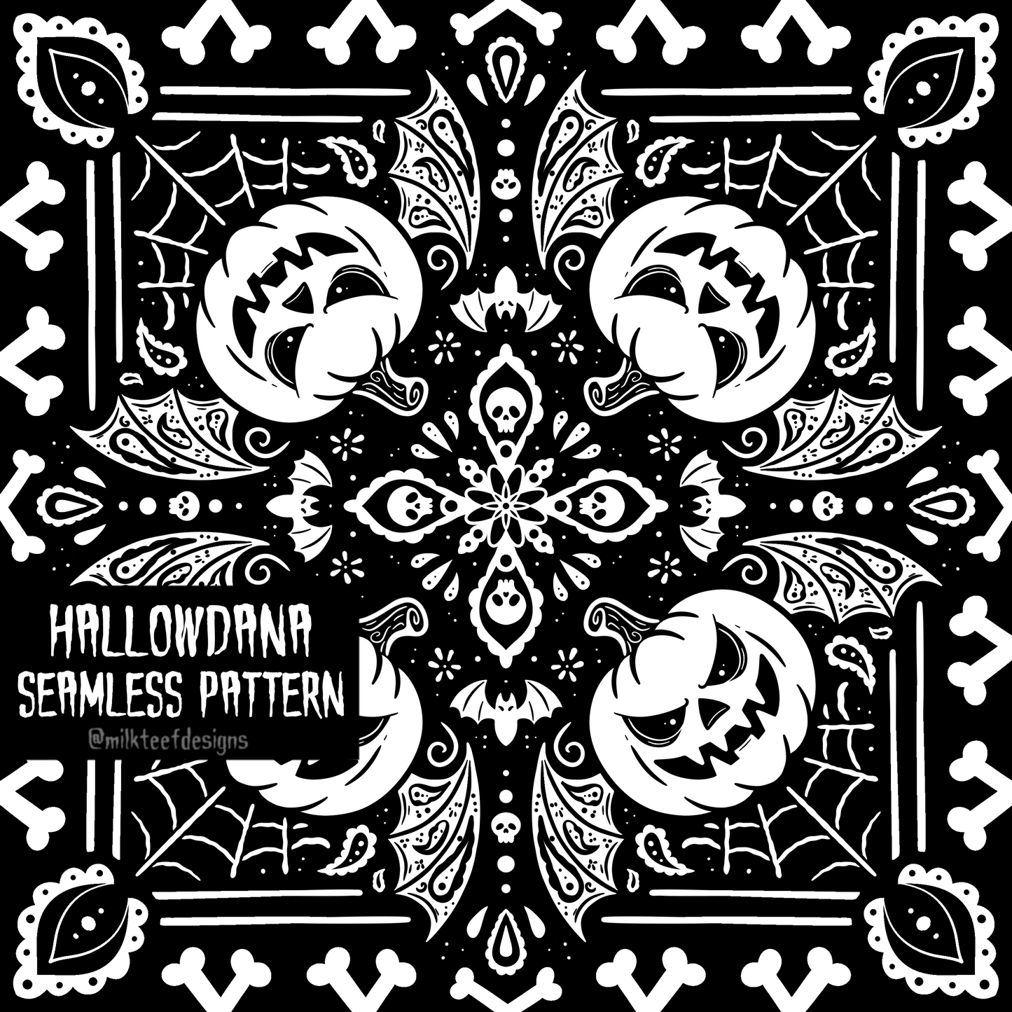 Hallowdana / Seamless Pattern