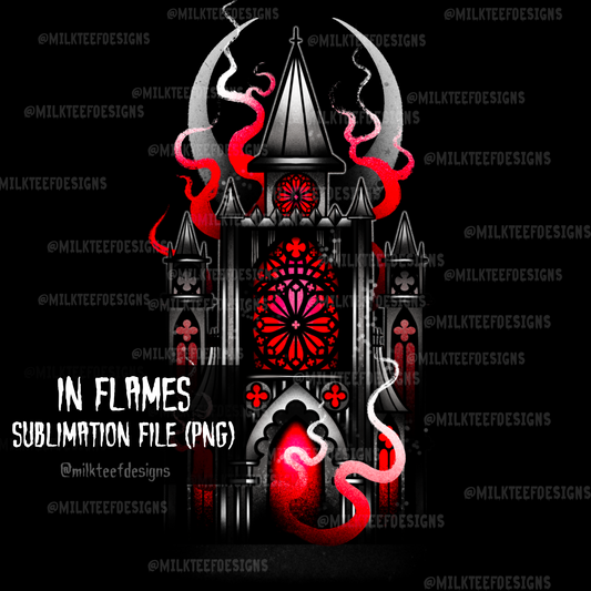 In Flames / Sublimation Design (PNG)