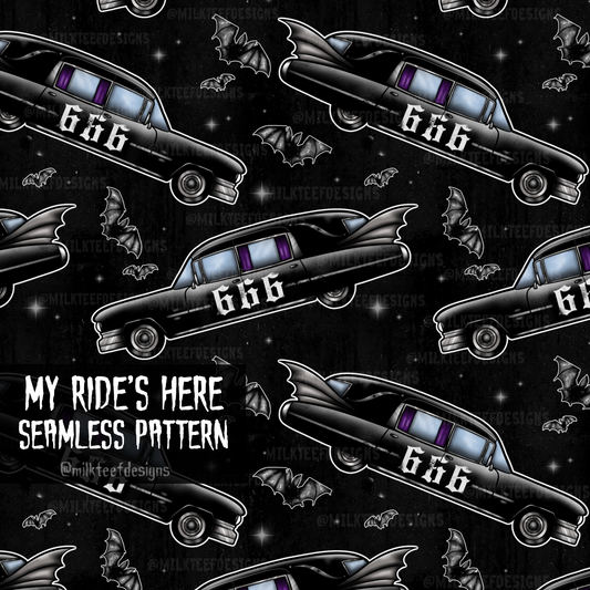 My Ride's Here / Seamless Pattern