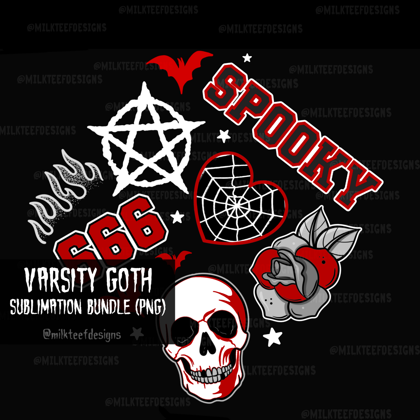 Varsity Goth / Sublimation Bundle