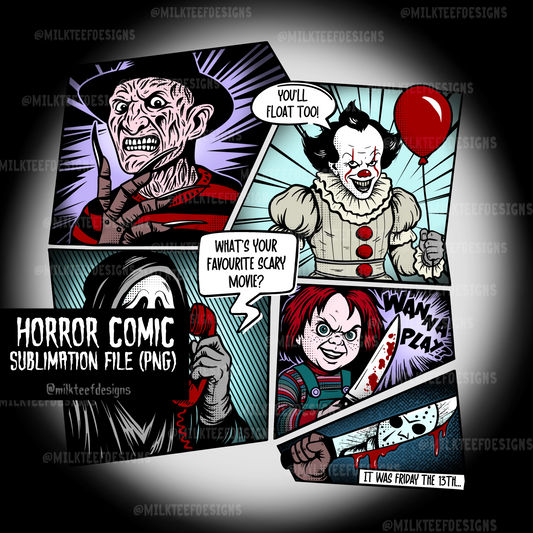 Horror Comic / Sublimation File