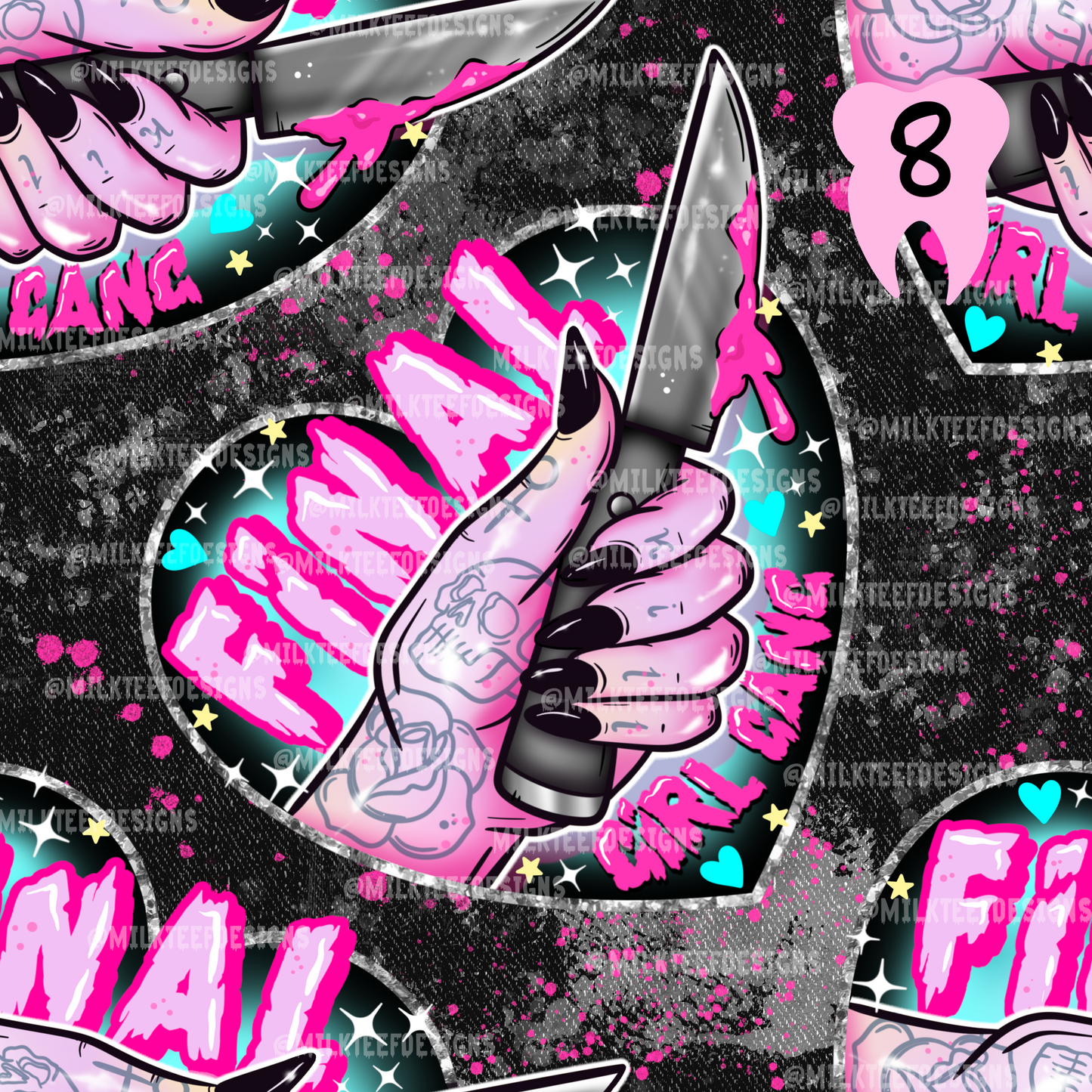 Final Girl Gang / Seamless Pattern