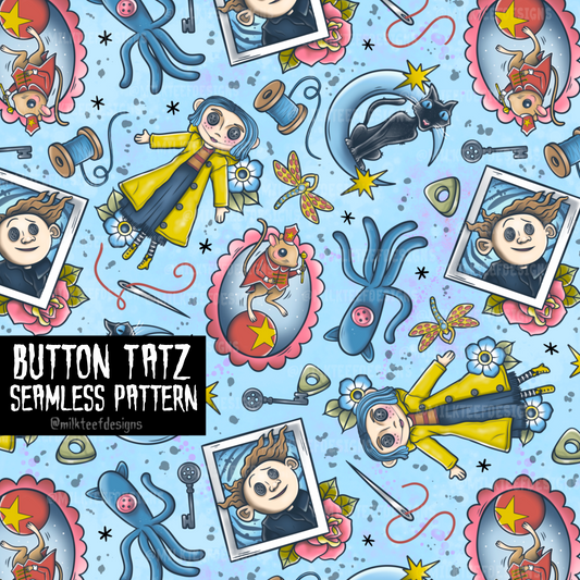 Button Tatz / Seamless Pattern