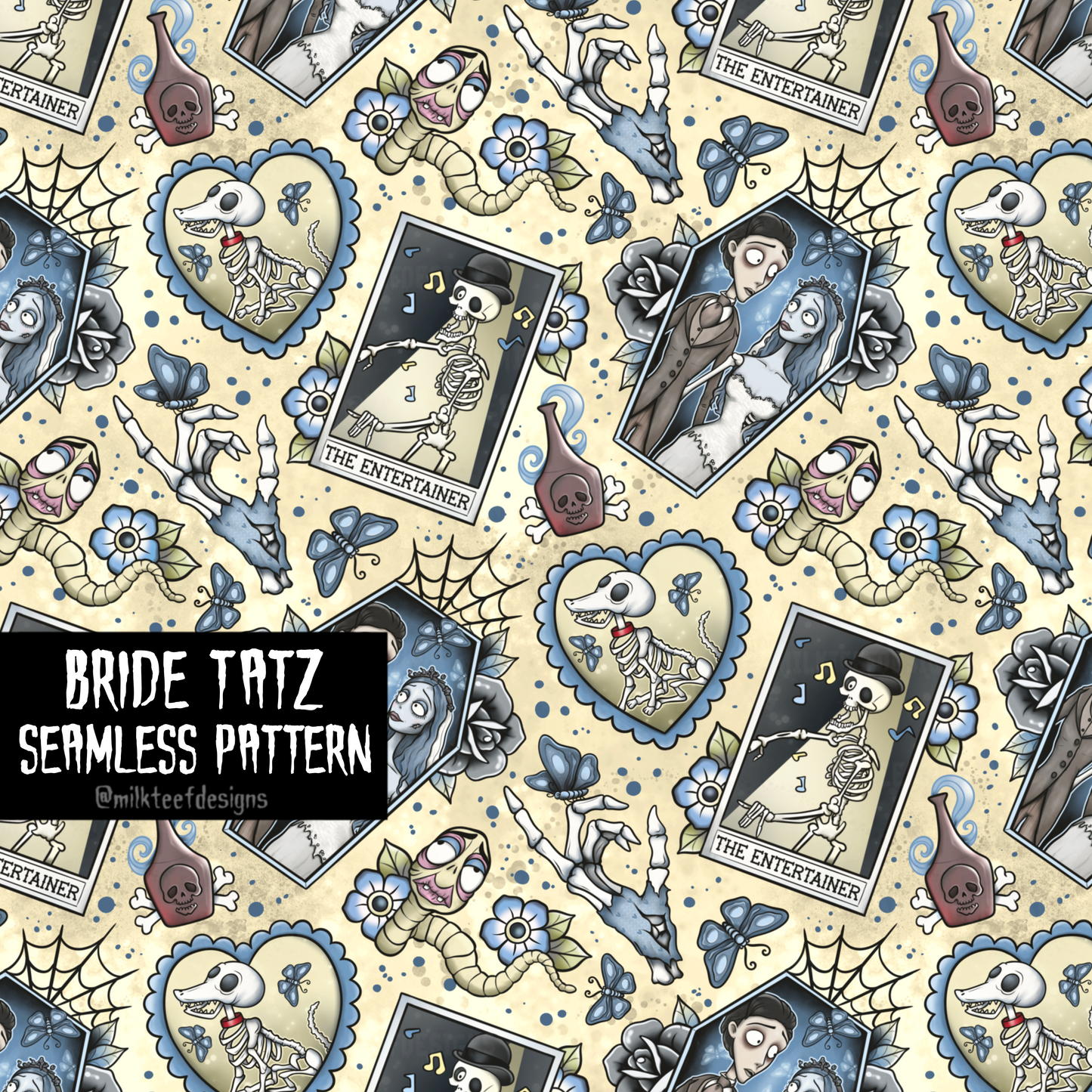Bride Tatz / Seamless Pattern
