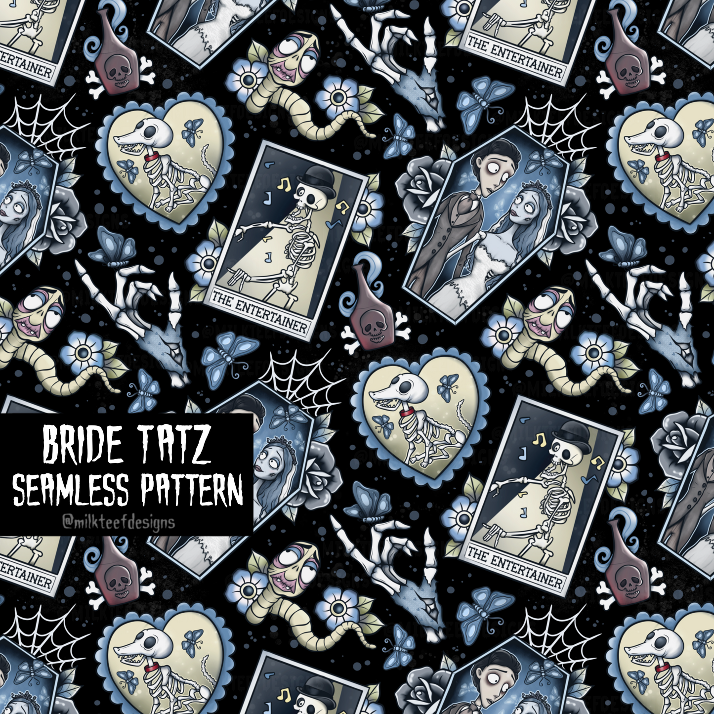 Bride Tatz / Seamless Pattern