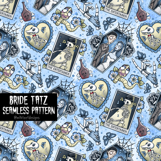 Bride Tatz / Seamless Pattern