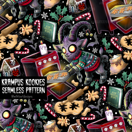 Krampus Kookies / Seamless Pattern