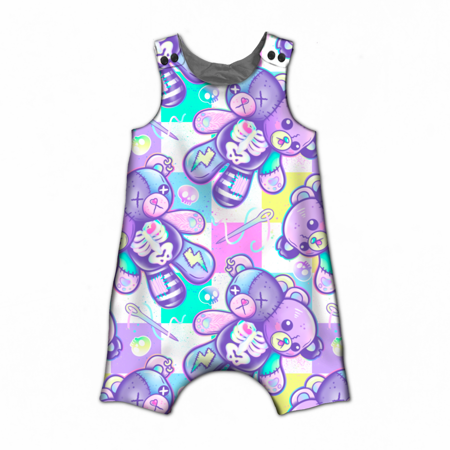 Shortie Romper Realistic Mockup (PNG)
