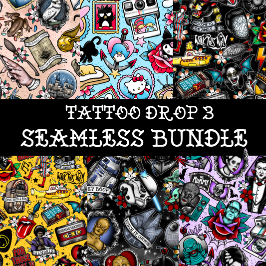 Everything Seamless Bundle - Tattoo Drop 3