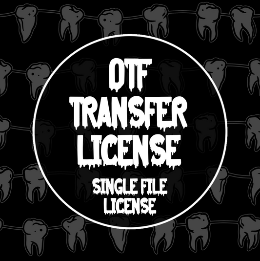 DTF / UVDTF Transfer License (Single File)