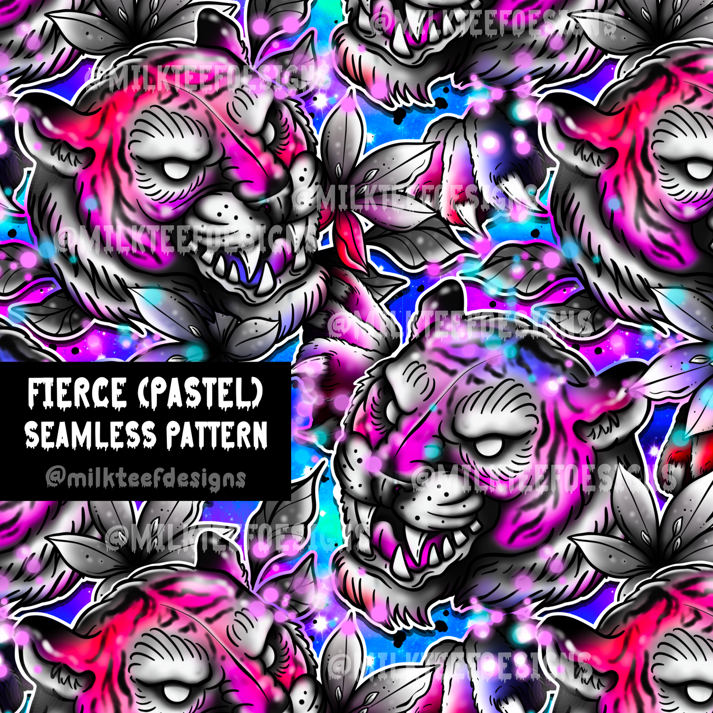 Fierce / Seamless Patterns