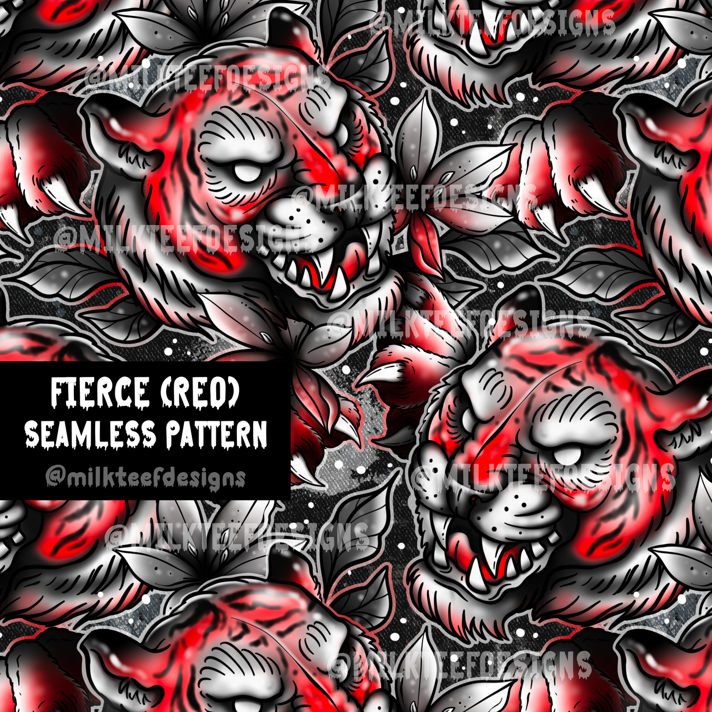 Fierce / Seamless Patterns