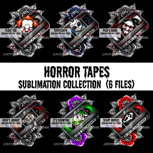 Horror Tapes - Full Sublimation Collection