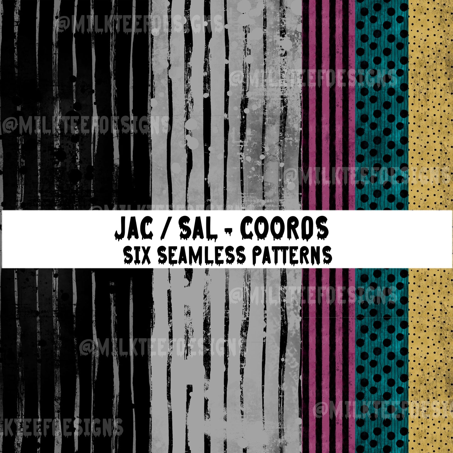 Jac & Sal Coords / 3 x Seamless Pattern