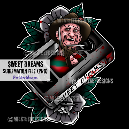 Sweet Dreams / Sublimation Design (PNG)