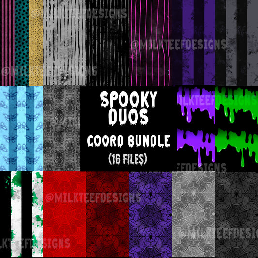 Spooky Duos - Full Coords Bundle / 16x Seamless Patterns